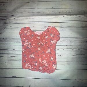 Girls Rule floral shirt